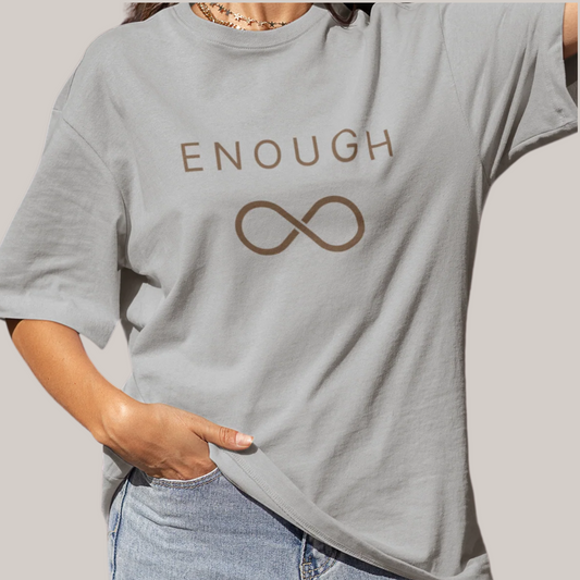 Enough, Oversize T-Shirt - Organic Oversize Shirt